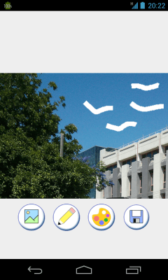 Скриншот приложения draw on photos - №3