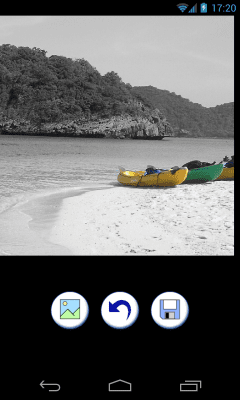 Скриншот приложения color splash touch effect - №4