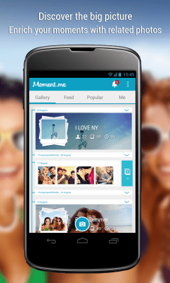 Скриншот приложения Moment.me - №3