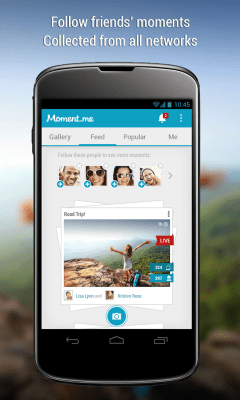 Скриншот приложения Moment.me - №4