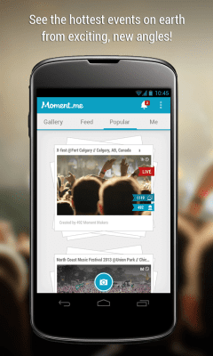 Скриншот приложения Moment.me - №7
