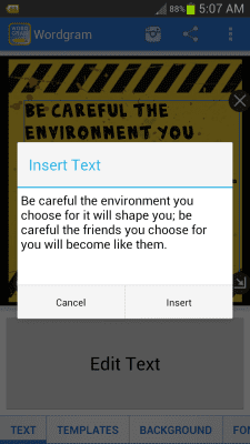 Скриншот приложения Wordgram (Instagram Text app) - №4
