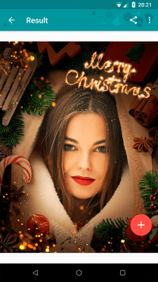 Скриншот приложения Новогодние Фоторамки - №5