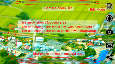 Скриншот приложения Miniature Preview Camera - №5