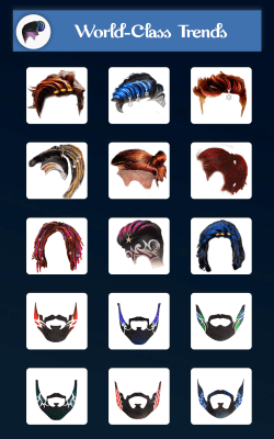 Скриншот приложения Hairy - Men Hairstyles Beard & Boys Photo Editor - №3