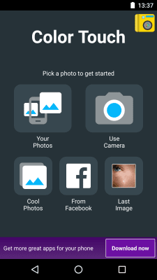 Скриншот приложения Color Touch Effects - №1