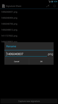 Скриншот приложения Signature Share - №3