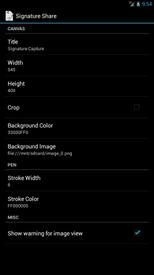 Скриншот приложения Signature Share - №4