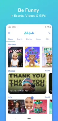 Скриншот приложения JibJab - №2