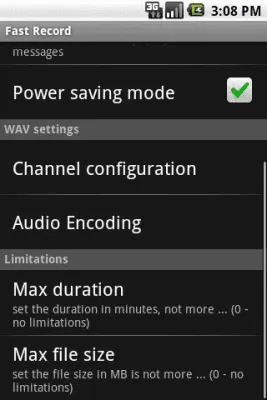 Скриншот приложения Быстрая запись - №4