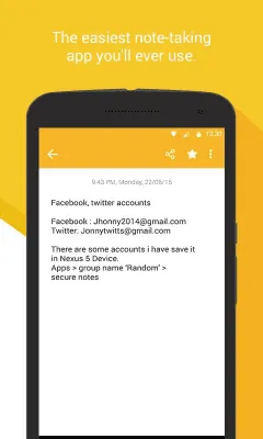 Скриншот приложения Easy Notes - Notepad - №5