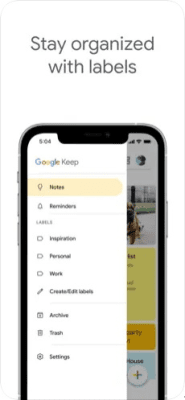 Скриншот приложения Google Keep - №5