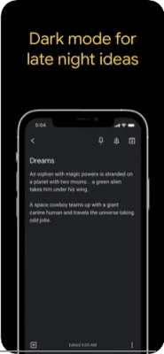 Скриншот приложения Google Keep - №7