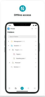 Скриншот приложения Nimbus Note - Заметки и Задачи - №6