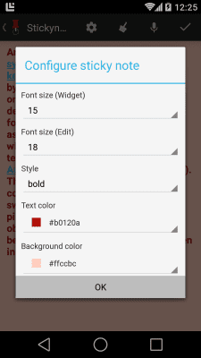 Скриншот приложения Stickynote Widget - №4