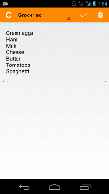 Скриншот приложения CNote - №3
