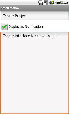 Скриншот приложения Small Memo - №3