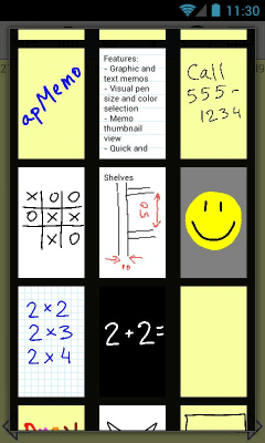 Скриншот приложения apMemo Lite - Быстрые заметки - №5