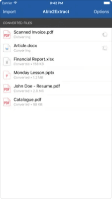 Скриншот приложения Able2Extract PDF Converter - №1