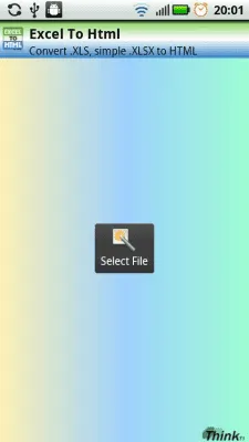 Скриншот приложения Excel to Web Page HTML - №1