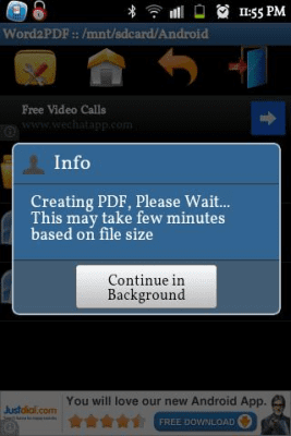 Скриншот приложения Word to PDF Converter - №4