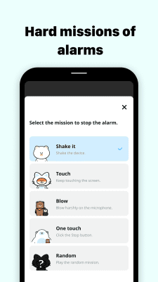 Скриншот приложения Shake-it Alarm - №4