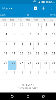 Скриншот приложения HTC Calendar - №1