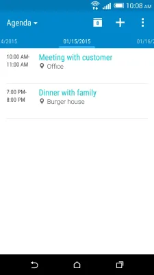 Скриншот приложения HTC Calendar - №4