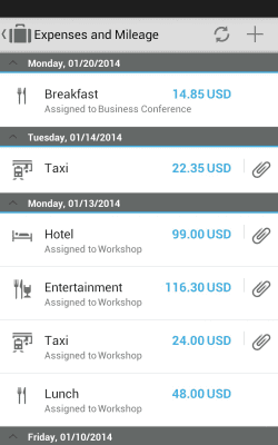 Скриншот приложения SAP Cloud for Travel & Expense - №5