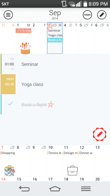 Скриншот приложения SolCalendar - Calendar / To do - №7
