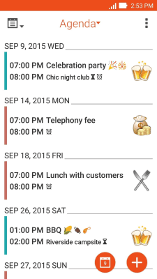 Скриншот приложения ASUS Calendar - №2