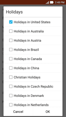 Скриншот приложения ASUS Calendar - №8