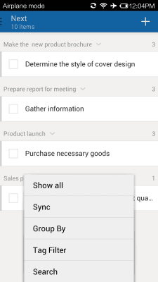Скриншот приложения Doit.im for Android - №3
