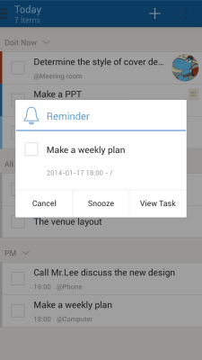 Скриншот приложения Doit.im for Android - №6