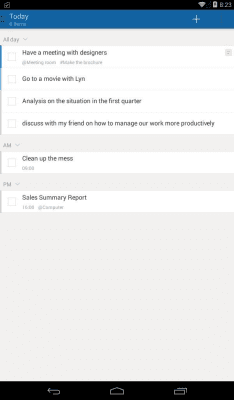 Скриншот приложения Doit.im for Android - №8