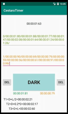 Скриншот приложения CestaroTimer - №1
