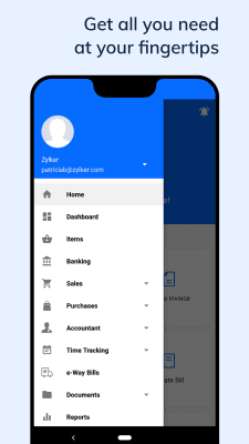 Скриншот приложения Accounting App - Zoho Books - №3