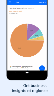 Скриншот приложения Accounting App - Zoho Books - №4