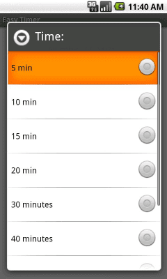 Скриншот приложения Easy Timer - №2