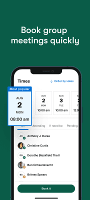 Скриншот приложения Doodle - планирование встреч - №3