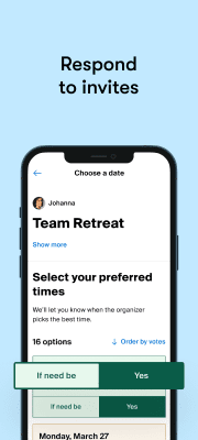 Скриншот приложения Doodle - планирование встреч - №5