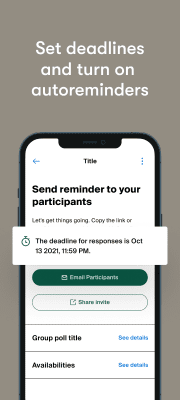Скриншот приложения Doodle - планирование встреч - №7