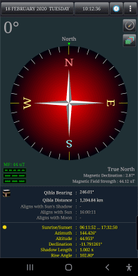 Скриншот приложения Sun & Moon Calendar - №4