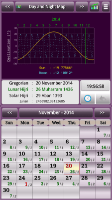 Скриншот приложения Sun & Moon Calendar - №12