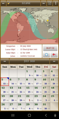 Скриншот приложения Sun & Moon Calendar - №18