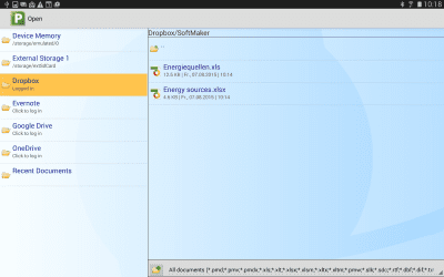 Скриншот приложения FREE Office: PlanMaker Mobile - №5