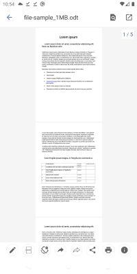 Скриншот приложения Open Office Viewer - №4