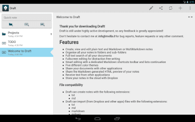 Скриншот приложения Draft - №7
