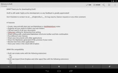 Скриншот приложения Draft - №8