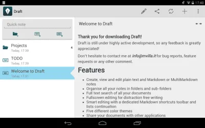 Скриншот приложения Draft - №9